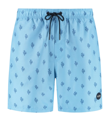 Zwembroek Shiwi Men Mike 7 Inch Blue Sky Sketched Coral