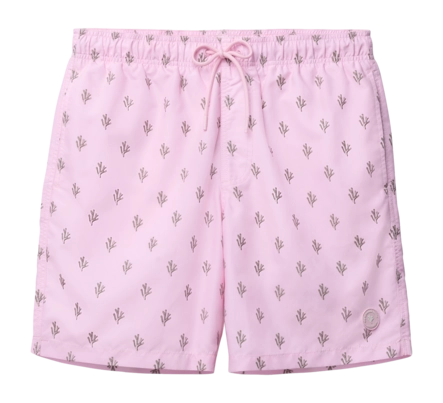 Zwembroek Shiwi Men MIKE 7 Inch Pink Smoke Sketched Coral