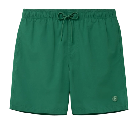 Zwembroek Shiwi Men MIKE 7 Inch Solid Green Canopy