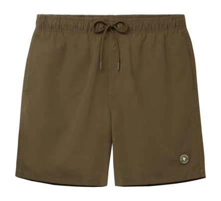 Zwembroek Shiwi Men MIKE 7 Inch Solid Green Olive