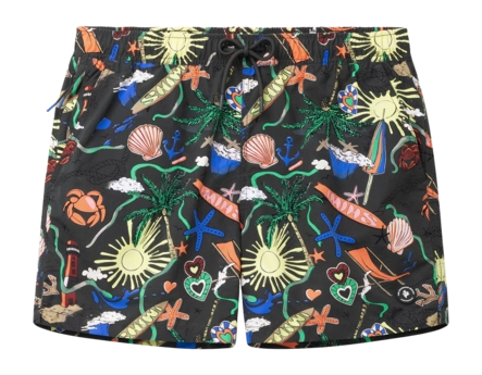 Zwembroek Shiwi Men NATE QUICK DRY 5 Inch Shiwi Scène Black Cove