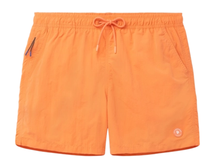Zwembroek Shiwi Men NATE QUICK DRY 5 Inch Solid Orange Coral