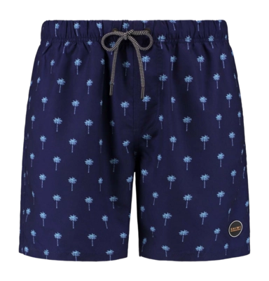 Zwembroek Shiwi Men Scratched Palm Dark Navy