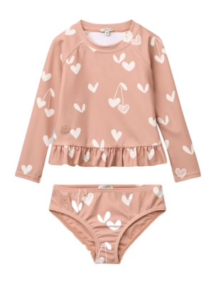 Zwempak Liewood Kids Dagny Sweethearts / Pale Tuscany 2-delige set