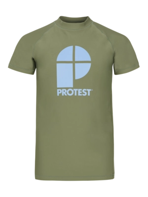 Zwemshirt Protest Boys PRTBERENTS JR Surf Short Sleeve Artichoke Green Slim Fit