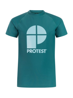Zwemshirt Protest Boys PRTBERENTS JR Surf Short Sleeve Dark Teal Slim Fit