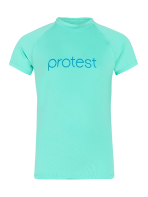Zwemshirt Protest Girls PRTSenna JR Surf Short Sleeve Slushy Green Slanke pasvorm