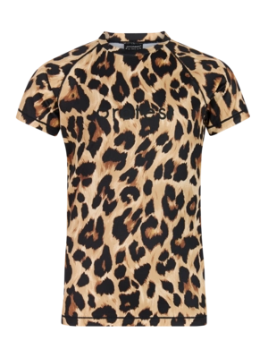 Zwemshirt Protest Girls PRTSoho JR Surf Short Sleeve Fudgecamel Slim Fit
