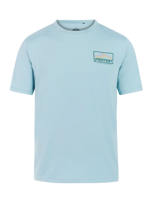 Zwemshirt Protest Men PRTDonald Surf Short Sleeve Tourmaline Blue Normale pasvorm
