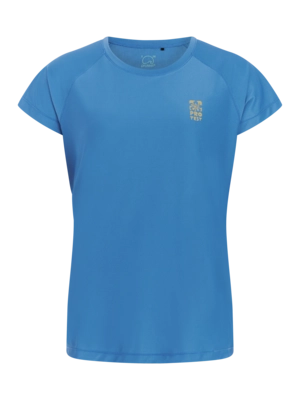 Zwemshirt Protest Women PRTMagia Surf Short Sleeve Gladio Blue Relaxte pasvorm
