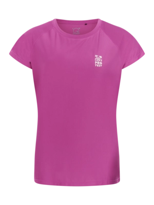 Zwemshirt Protest Women PRTMagia Surf Short Sleeve Punch Pink Relaxte pasvorm