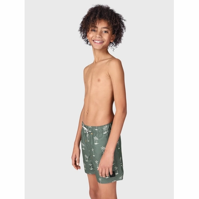 Zwemshort Boy crunotos vintage green 6