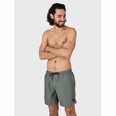 Zwemshort Men CrunECO-AO stripe green 3