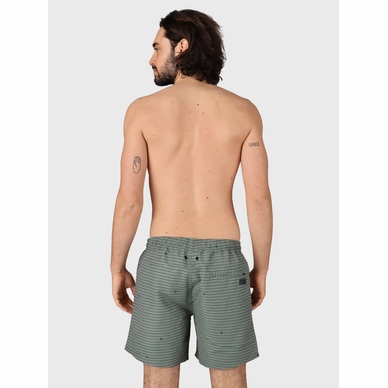 Zwemshort Men CrunECO-AO stripe green 4