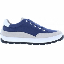 Baskets Wolky Women Babati Canvas Suede Blue-Taille 39