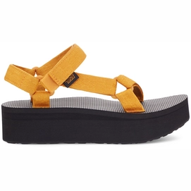 Sandale Teva Flatform Universal Teva Textural Sunflower Damen-Schuhgröße 40