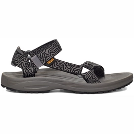 Sandals Teva Men Winsted Layered Rock Black Grey-Shoe size 39.5