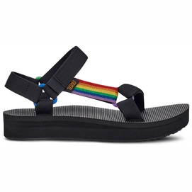 Teva Midform Universal Black Rainbow Damen Fashionschuh