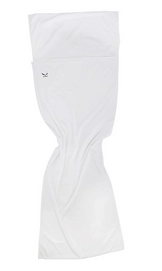 Binnenslaapzak Salewa Cotton-Feel Zippred Liner Offwhite Linkshandig