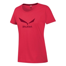 T-Shirt Salewa Solidlogo 2 Women Mineral Red
