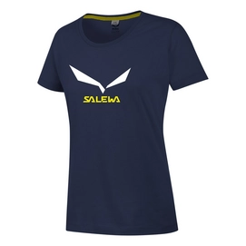 T-shirt Salewa Solidlogo 2 Women Night Noir