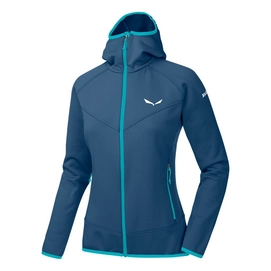 Fleecejacke Salewa Puez 3 Full Zip Hoody Poseidon Damen
