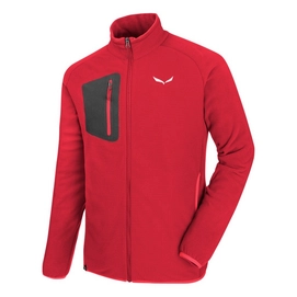 Fleece Salewa Puez Plose 4 Full Zip Men Bergrot