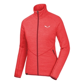 Vest Salewa Puez Melange Full Zip Women Papavero