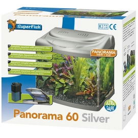 Aquarium Superfish Aqua Panorama 60 Liter Zilver