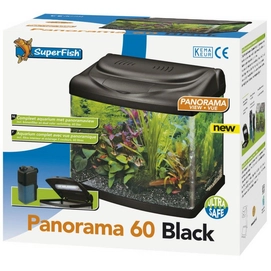 Aquarium Superfish Aqua Panorama 60 Liter Zwart