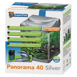Aquarium Superfish Aqua Panorama 40 Liter Zilver