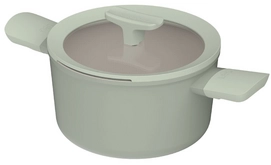 Kookpot BergHOFF Leo Recycled Balance met Deksel Antikleef 20 cm Sage