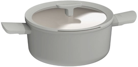 Kookpot BergHOFF Leo Recycled Balance met Deksel Antikleef 24x11,5 cm Moonmist Gray