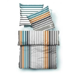 Bettwäsche Tom Tailor Stripe Grau Biber