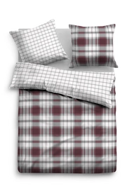 Bettwäsche Tom Tailor Faded Check Barolo Flanell