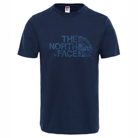 T-Shirt The North Face Men Woodcut Dome Urban Navy