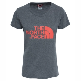 T-Shirt The North Face Women S/S Easy Tee TNF Mid Grey/Cayen Red
