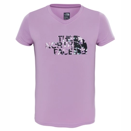 Kinder T-Shirt The North Face Youth SS Reaxion Tee Violet Tull Heather