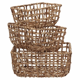 Opbergmand Villa Collection Tavaha Brown (3-delig)