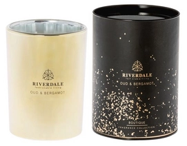 Geurkaars Riverdale Boutique Goud 15 cm