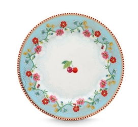Taartbord PiP Studio Floral Blue (17 cm)