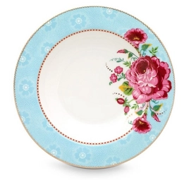 Assiette à Soupe PiP Studio Floral Blue (21,5 cm)