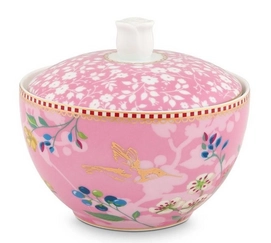 Suikerpot PiP Studio Floral Pink