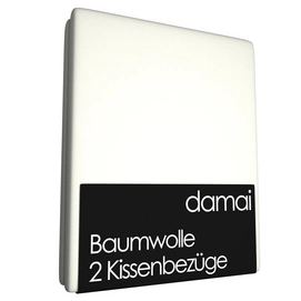 2 Kissenbezüge Damai Ivory (Renforcé)-60 x 70 cm
