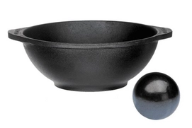 Vijzel Skeppshult Rond Gietijzer 21 cm