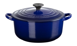 Bräter Le Creuset Signature Round Indigo 20cm