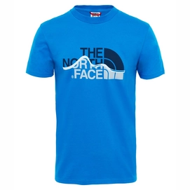 T-Shirt The North Face Men Mount Line Bomber Blue