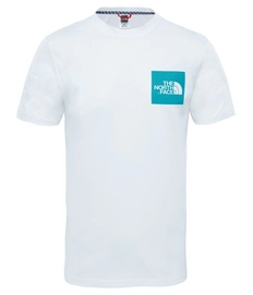 T-Shirt The North Face Men Fine TNF White Porcelain Green