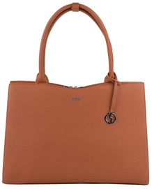 Handtas Socha Straight Line Cognac 15.6 Inch