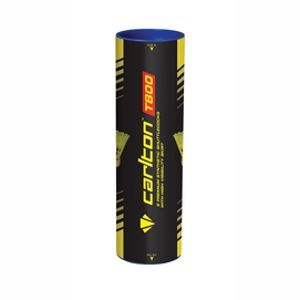 Badminton Shuttle Carlton T800 Yellow Blue (Koker van 6)